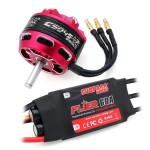 Surpass Hobby C5045 C5055 C5065 V2 Motor Outrunner sin escobillas 2-6S con 60A 80A 100A ESC sin escobillas para avión RC Multicopte